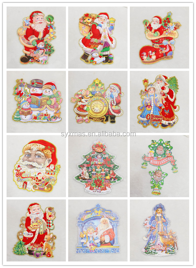 40cm Xmas paper wreath decoration