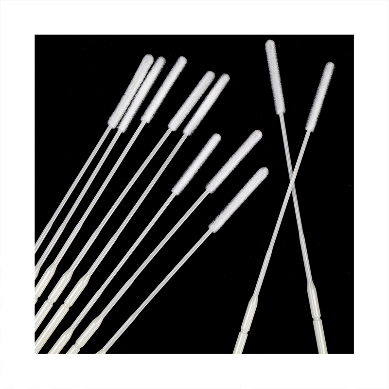 Пробоотборная нейлоновая флокирующая палка тест носовая глотка культура Флокированный наконечник Пробоотборник для перорального горла