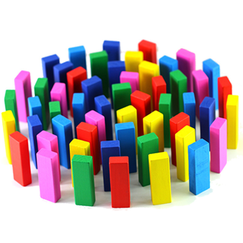 Игрушки Дженга из деревянных блоков, домино, настольные игры, творческие способы