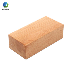 solid wood yoga blocks