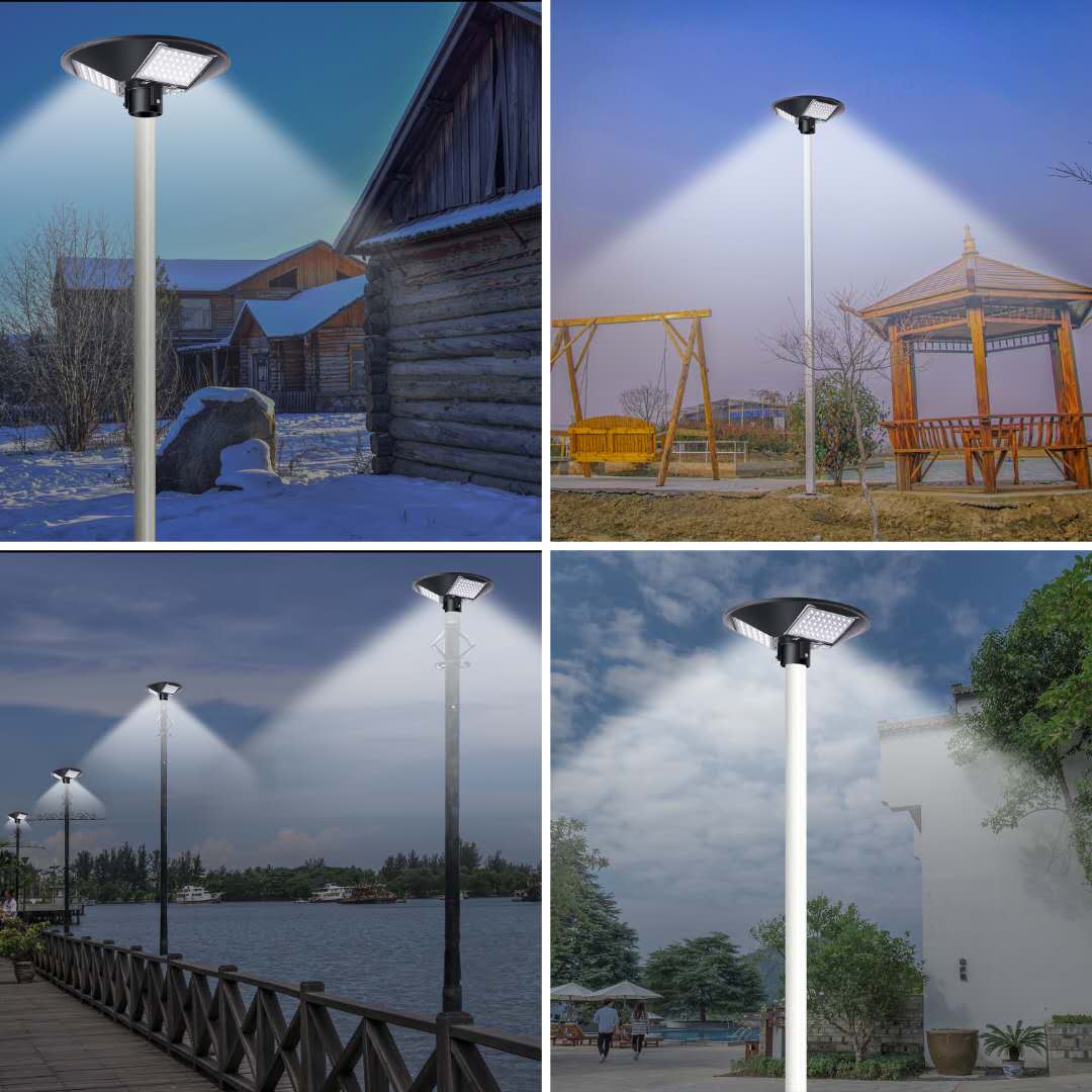 LED solar UFO garden  light  IP65 aluminum