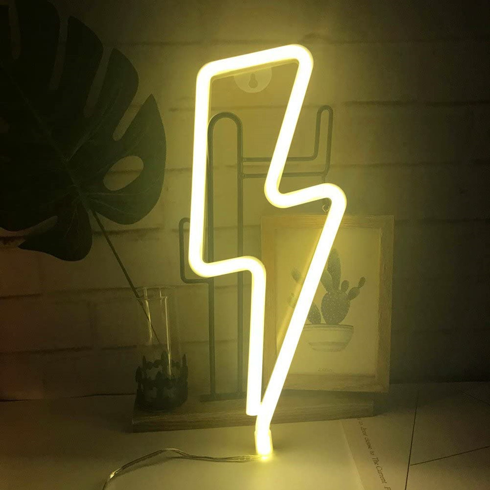 Светодиодные неоновые огни, вывески, молния с Usb для бара, для отдыха, свадьбы, вечеринки