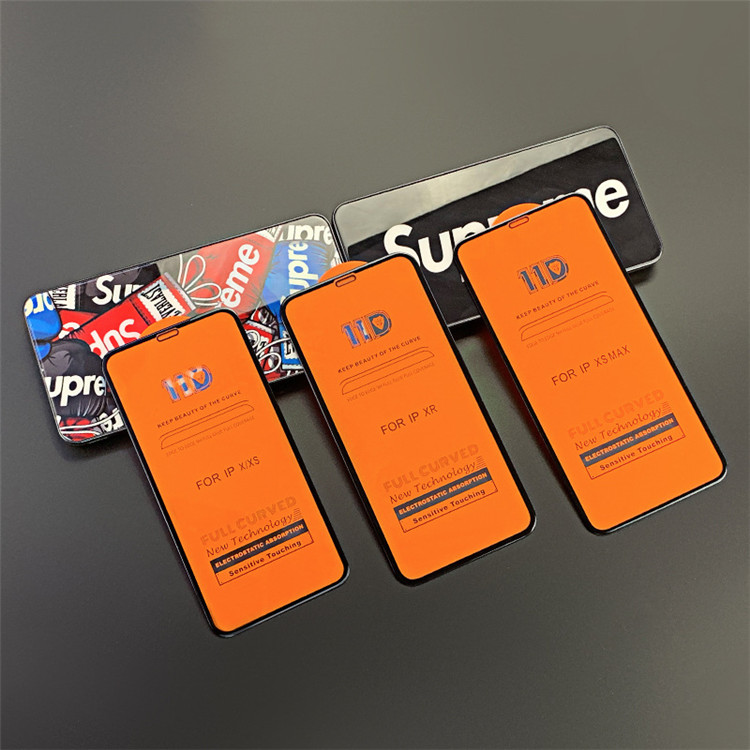 11D Анти-Царапины полностью наклеиваемая поверхность мобильного Защитная пленка для экрана телефона с уровнем твердости 9h Защитная пленка для экрана из закаленного стекла Защитная пленка для iphone 12 11 pro max x xr защитная пленка