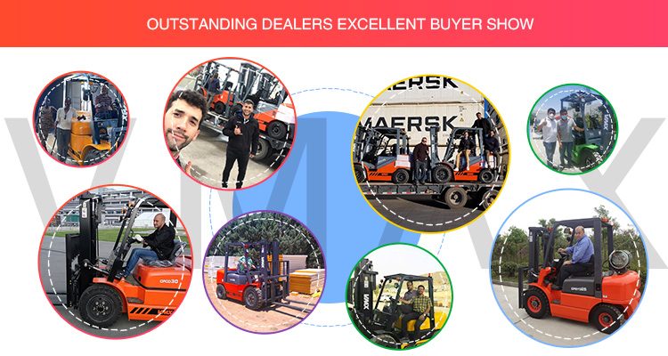 Automatic Transmission 3t Diesel Forklift Truck With Japan Engine