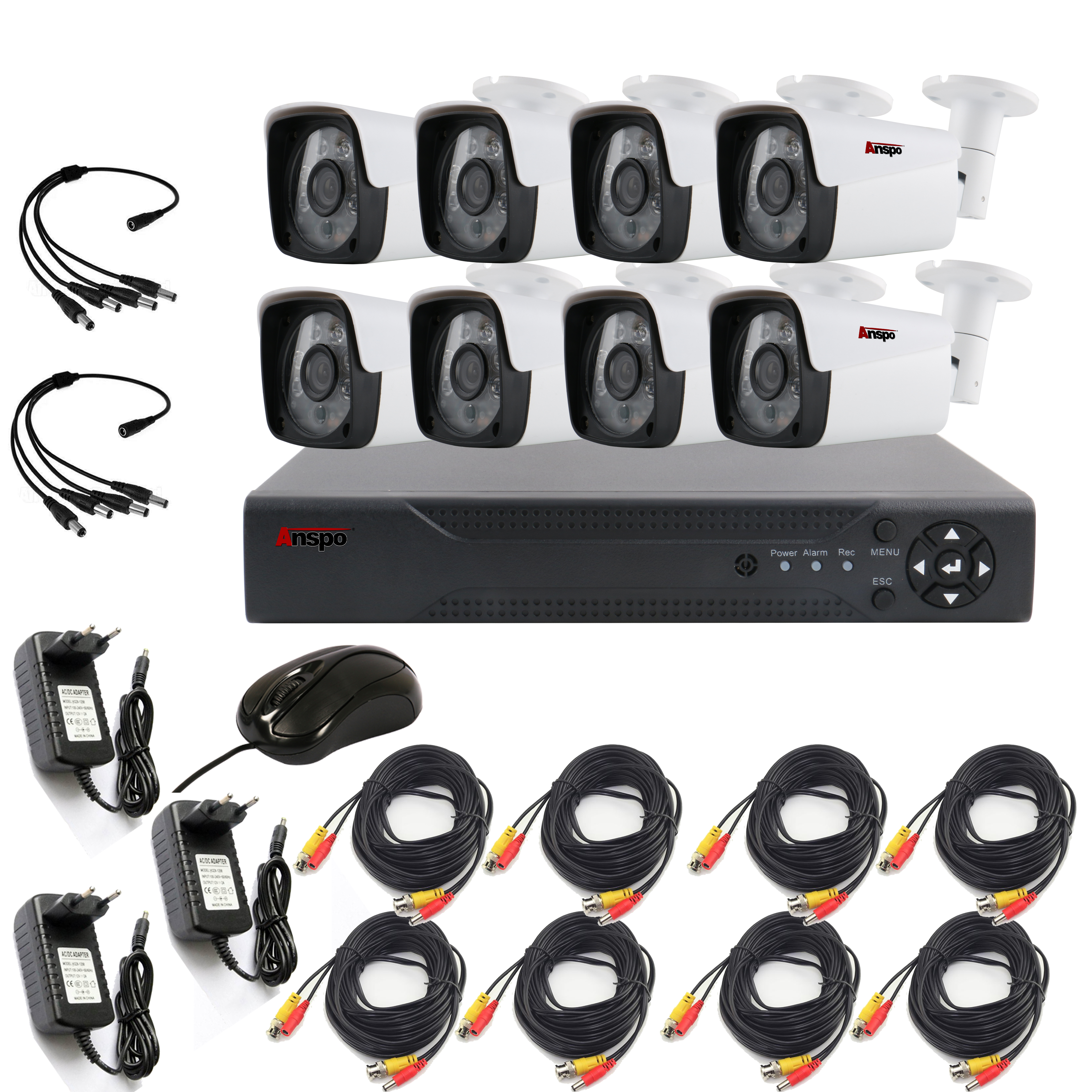 8CH 960P 1080P AHD комплект водонепроницаемая камера ночного видения DVR CCTV домашняя камера безопасности