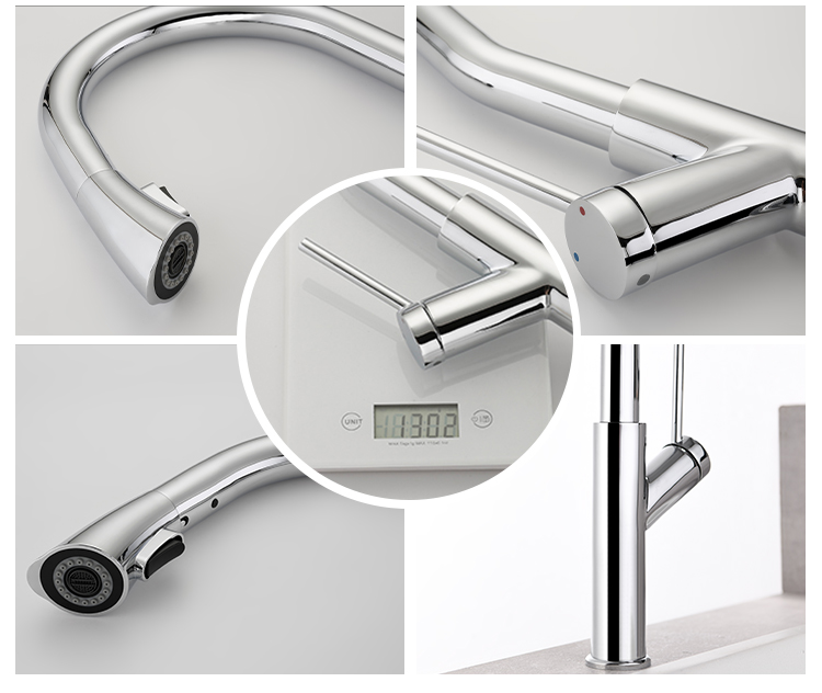 Best sale touchless pull out kitchen faucet with potable water connection