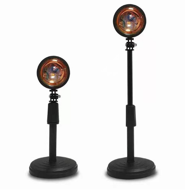 Лидер продаж Amazon 2021, регулируемый напольный мини-светильник с радужным закатом