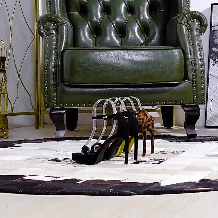 Evening Dress Shoes Ladies Summer Stiletto Heels Elegant Sandal Women Black  Crossed Pointed Toe High Heel Strappy Sandals