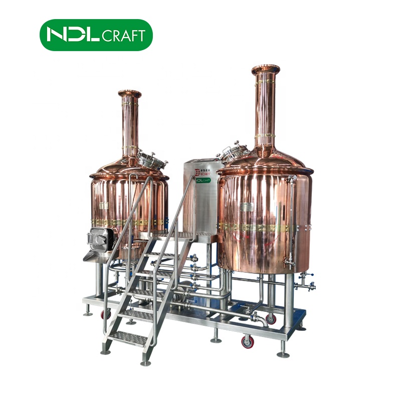 Горячая Распродажа роскошное 500л красное медное пивоваренное чайник бак 500л оборудование для производства пива