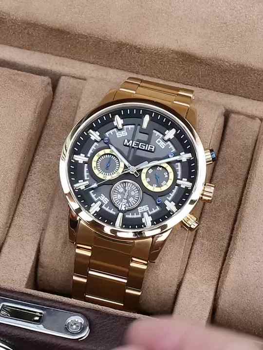 Megir 2220 Fashion Luminous Men's Quartz Watches Chronograph High