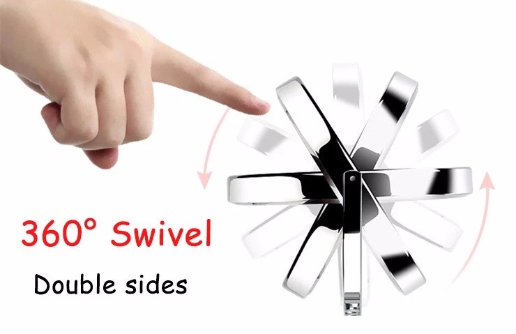 23.5*18.5*10.5cm custom fancy plastic round frame desktop makeup mirror