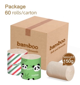 Bubur Bambu Kualitas Tinggi Hadiah Kustom Kertas Tisu Toilet Membungkus Secara Terpisah