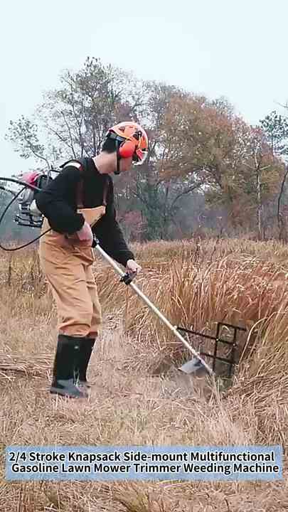 KATHER High Quality 43cc 52cc Gasoline Power String Trimmer 2/4 Stroke Hand  Held Grass Cutter Machine Brush Cutter Lawn Mower