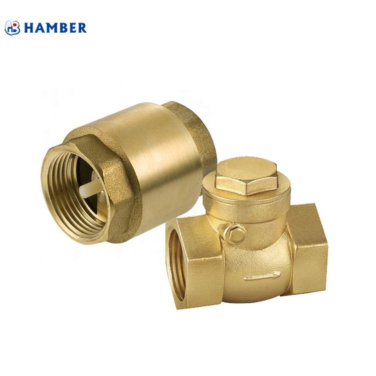 Оптовая продажа с фабрики в Китае, двухстороннее воды из латуни 1 2-дюймового медного обратный клапан