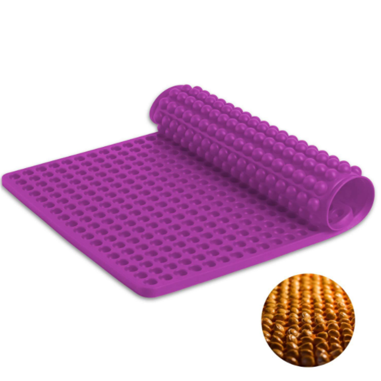 Amazon Venda Quente 3 Cor 468 Cavidade Mini Cão Trata de Gotas de Chocolate Pan Esfera Semi Gummy Doces Molde De Silicone Rodada, TOYS0291