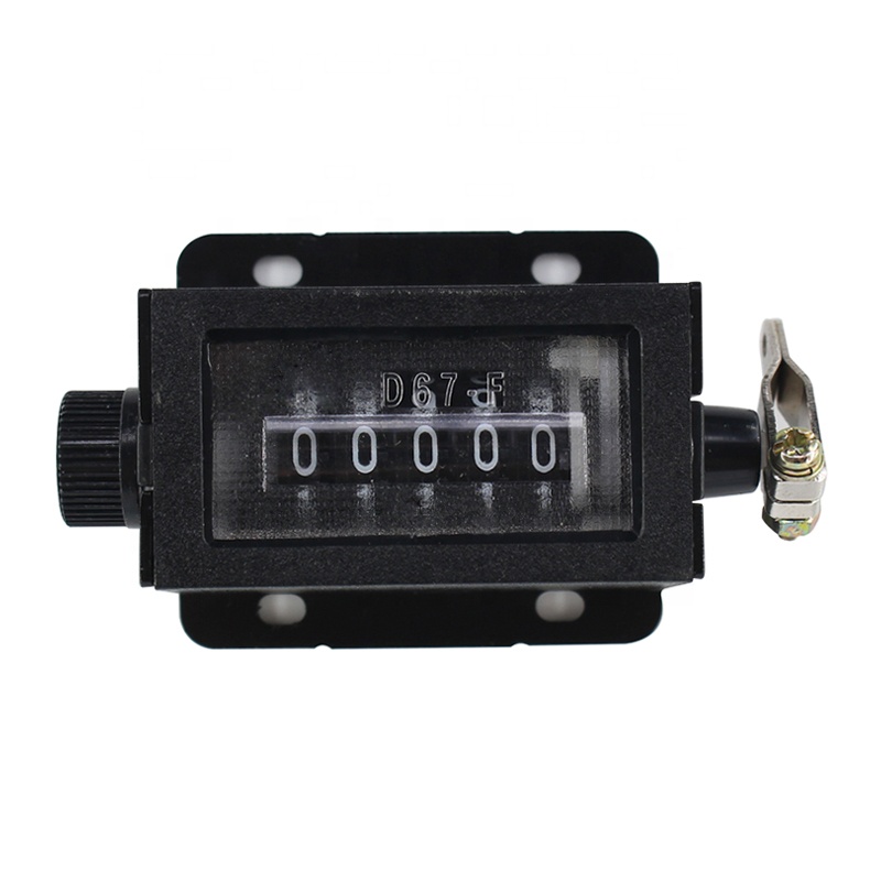 Compteur de compte-tours /à main et /à traction manuelle /à r/éinitialisation m/écanique Compteur D67-F
