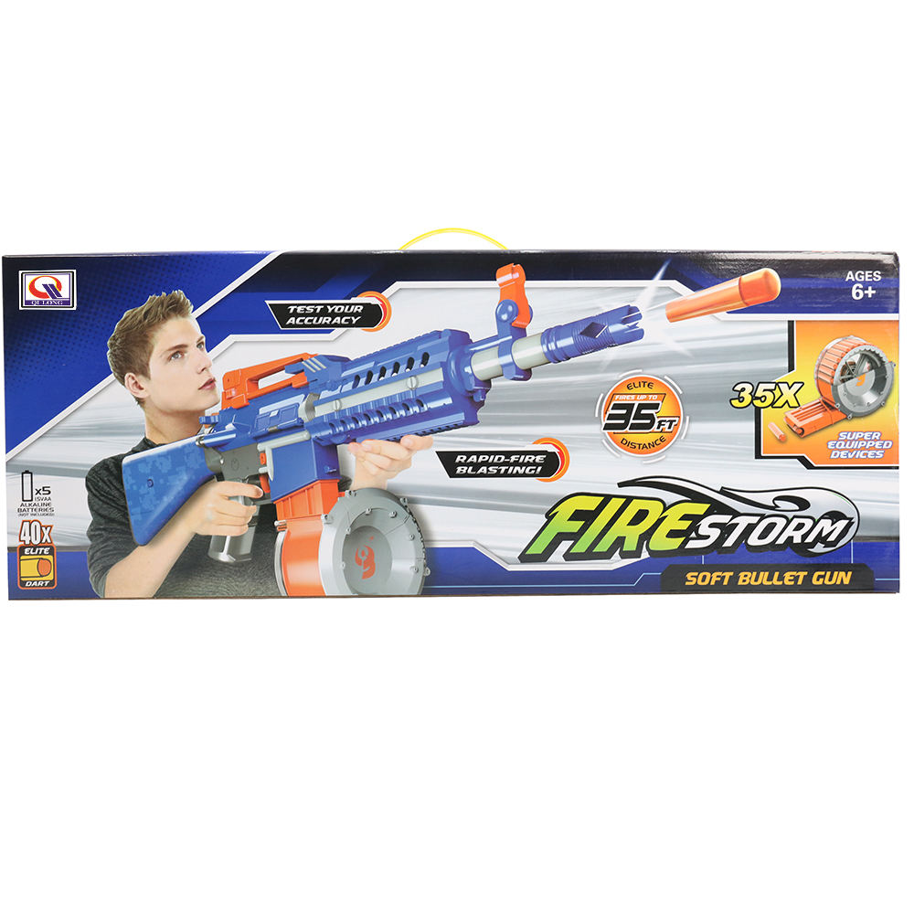 Huiye 2 Pack Foam Bullets Toy Guns with 40 PCS soft bullets gun toys boys toys