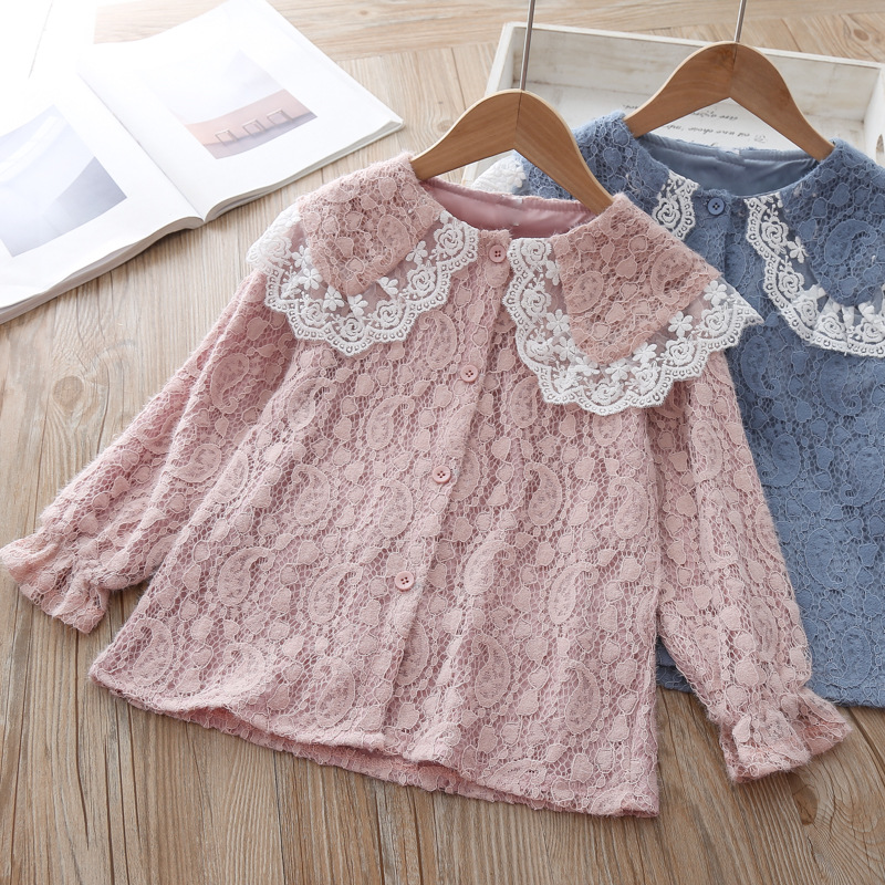 Новое поступление для маленьких девочек зимний бутиковый с кружевным воротником; Платье из одного предмета с длинными рукавами плотная теплая одежда