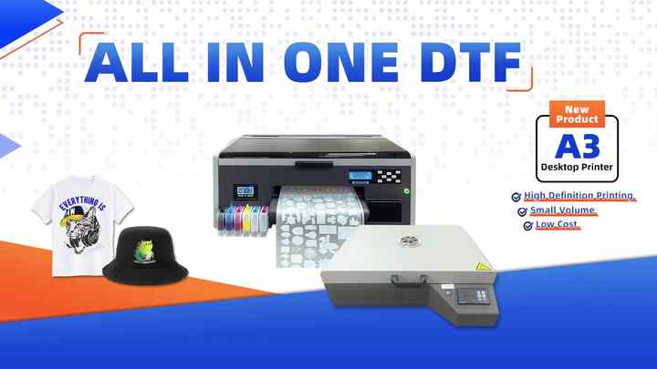 16 Inch DTF Printer A3 Size Dual XP600 I1600 Heads DTF Printer Roll to ...