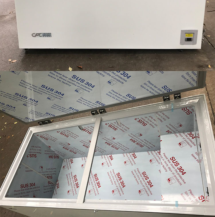 Minus 45 degree super freezer 1000 liters for tuna and deep seafood fishing vessel ultra low temperature freezer