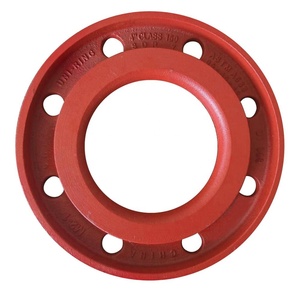 Backup ring backup flange