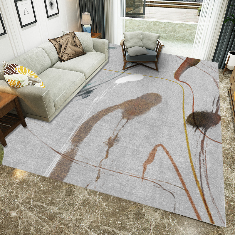 High quality Nordic style non-slip soft comfortable carpet  kitchen bedroom and living room mat carpet luxury