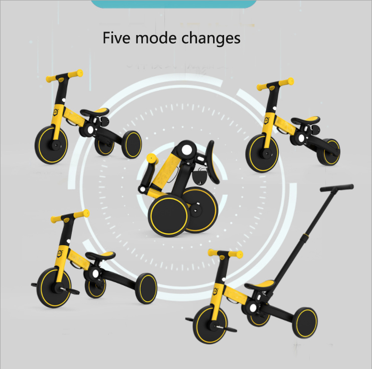 Детский сбалансированный велосипед, складной детский велосипед «Три в одном»