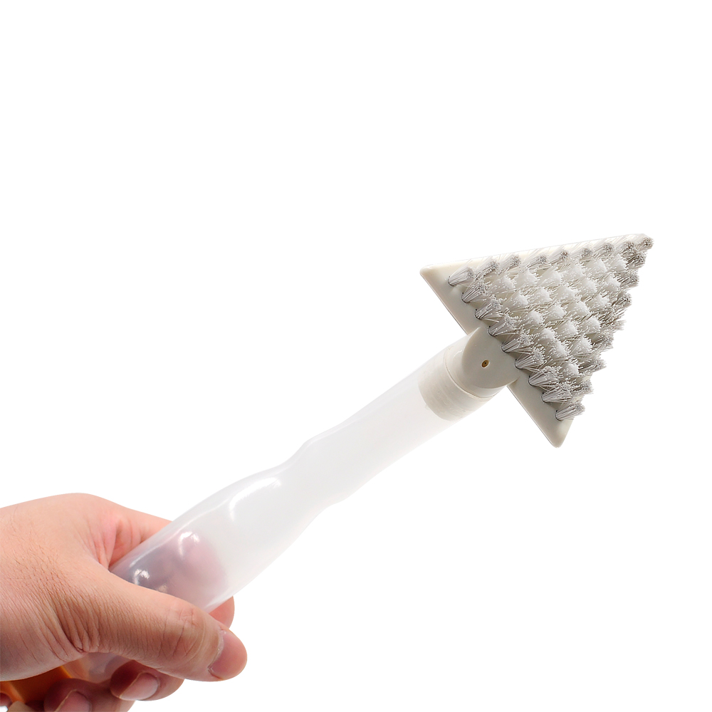 High Quality Cheap Easily Cleaned Round dish brush with soap dispenser