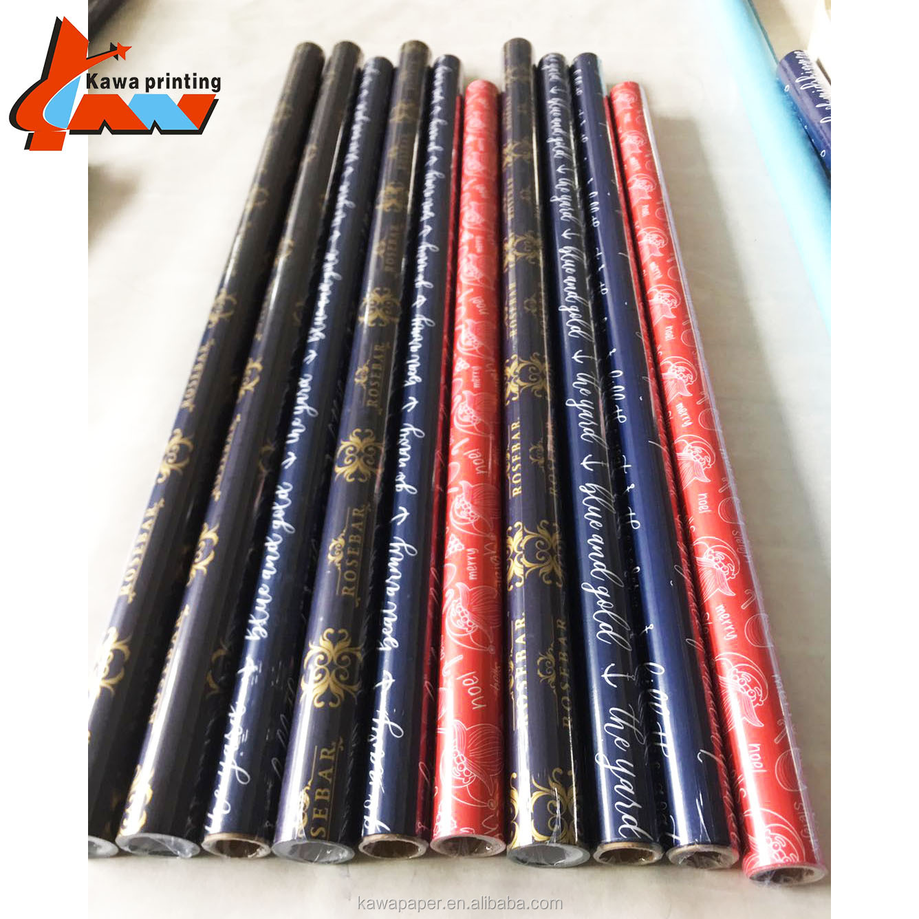 Custom Printed Christmas Gift Wrapping Paper