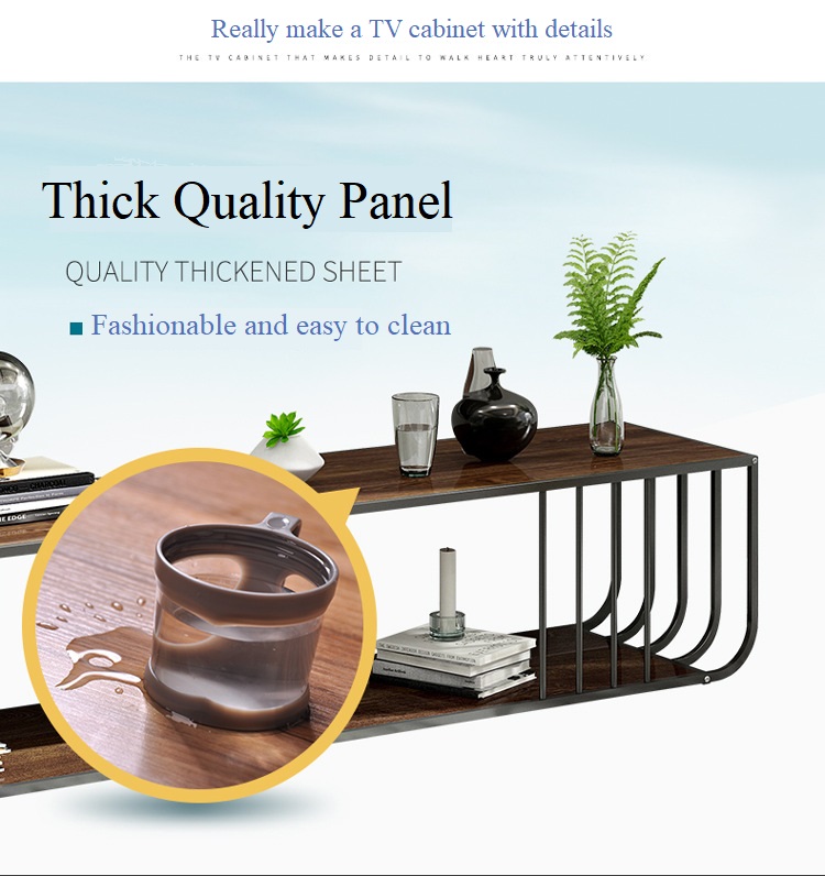 Multifunctional Living Room Furniture TV Cabinet MDF Material Post Modern Furniture