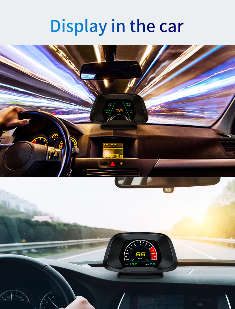 2020 Navigation Car Gauge HUD Smart Digital Meter Trip Computer