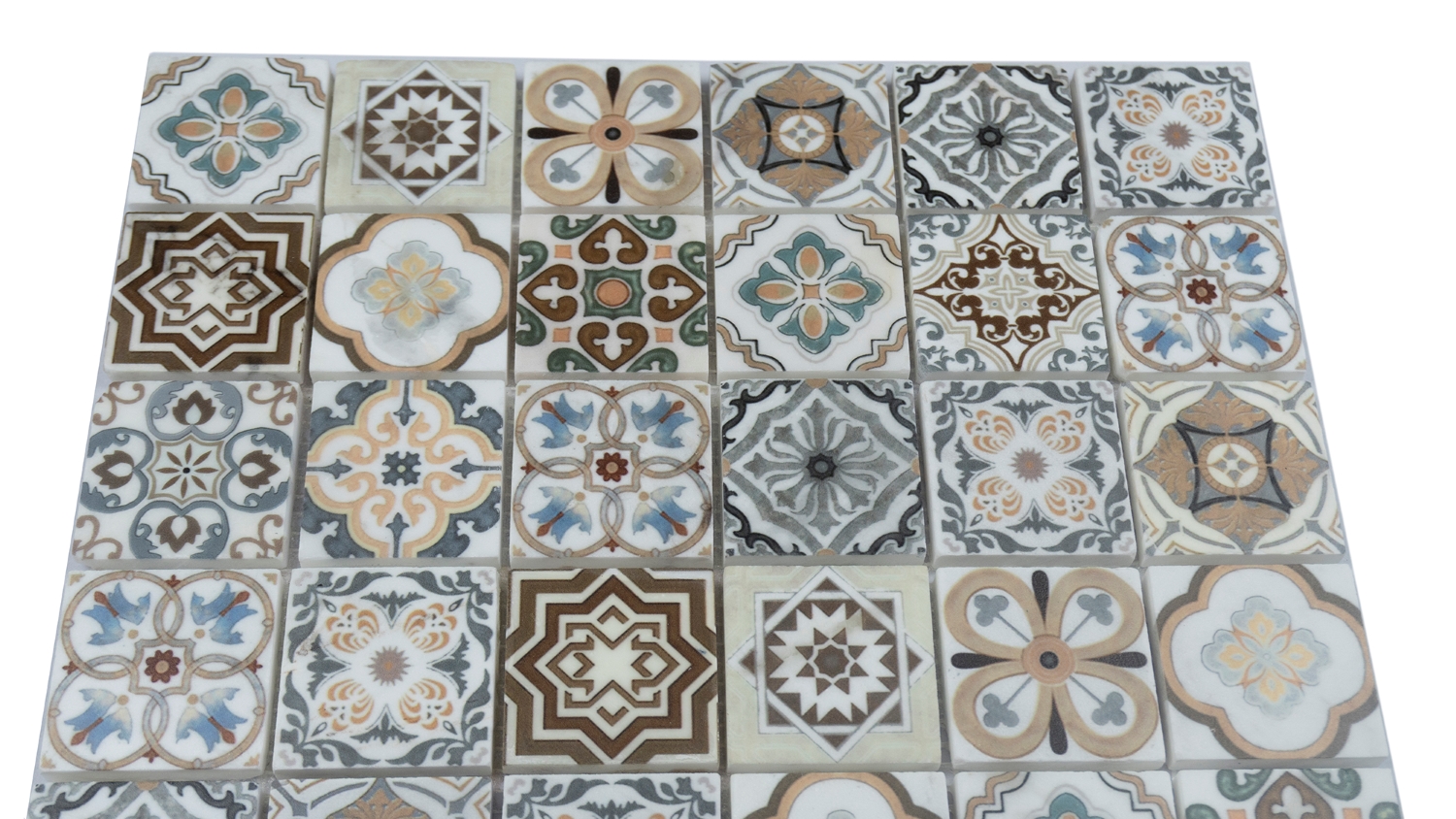 Marble Mosaics Stone Mosaic Inkjet Printing  Artificial Stone Mosaic