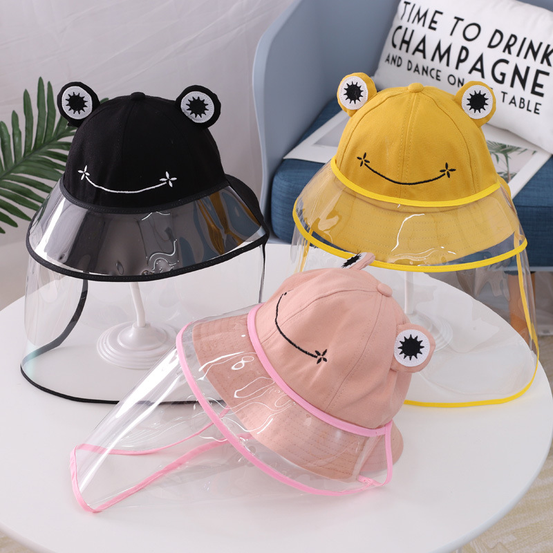 Transparent Kawaii Giraffe Sun Hat Splash Proof Face Shield