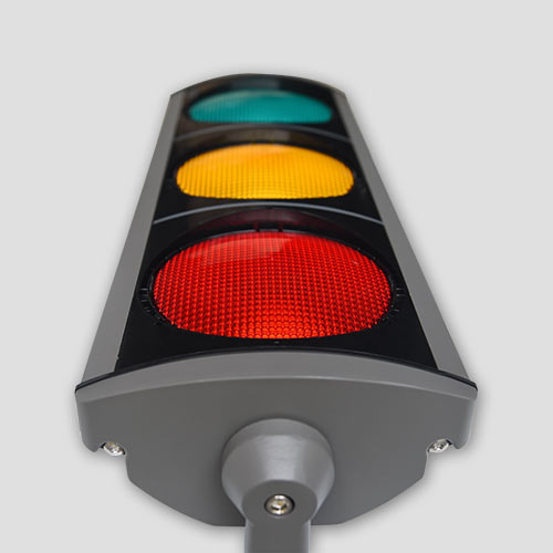 Diameter 210mm Aluminum 3 Aspects LED Traffic Signals