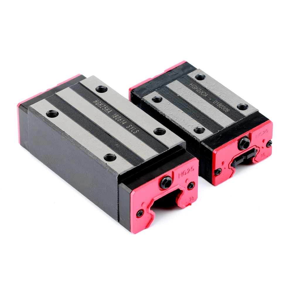 25mm square linear guide rails HGR25 with block Slider bearings HGH25 HGL25 HGW25 CA HA CB HC CC