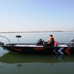 New design Aluminum made lure boat professional fishing boat
