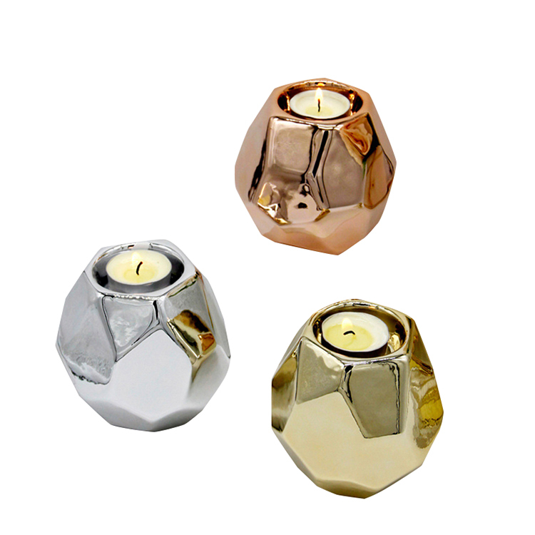 Factory made strictly checked mirror candle holder set lamp lantern candle holder