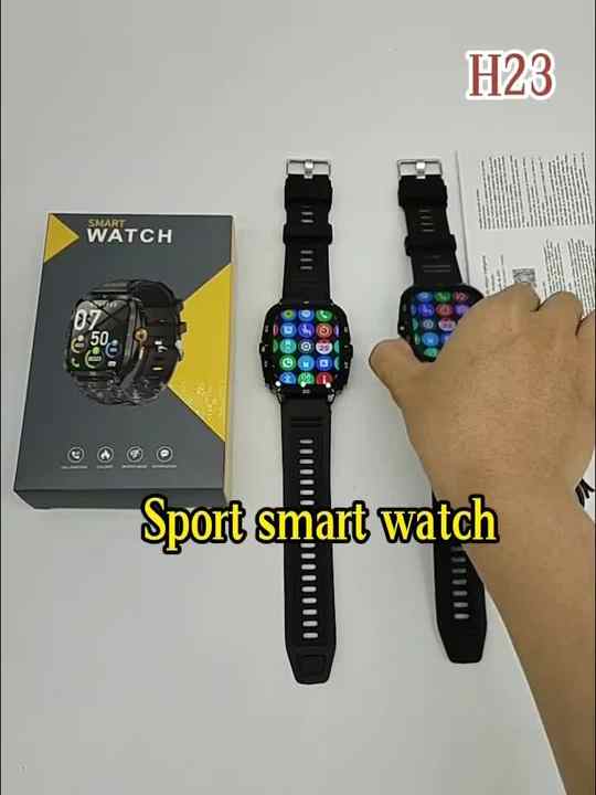 H23 Smart Watch Fitness Tracker with SOS Music Player