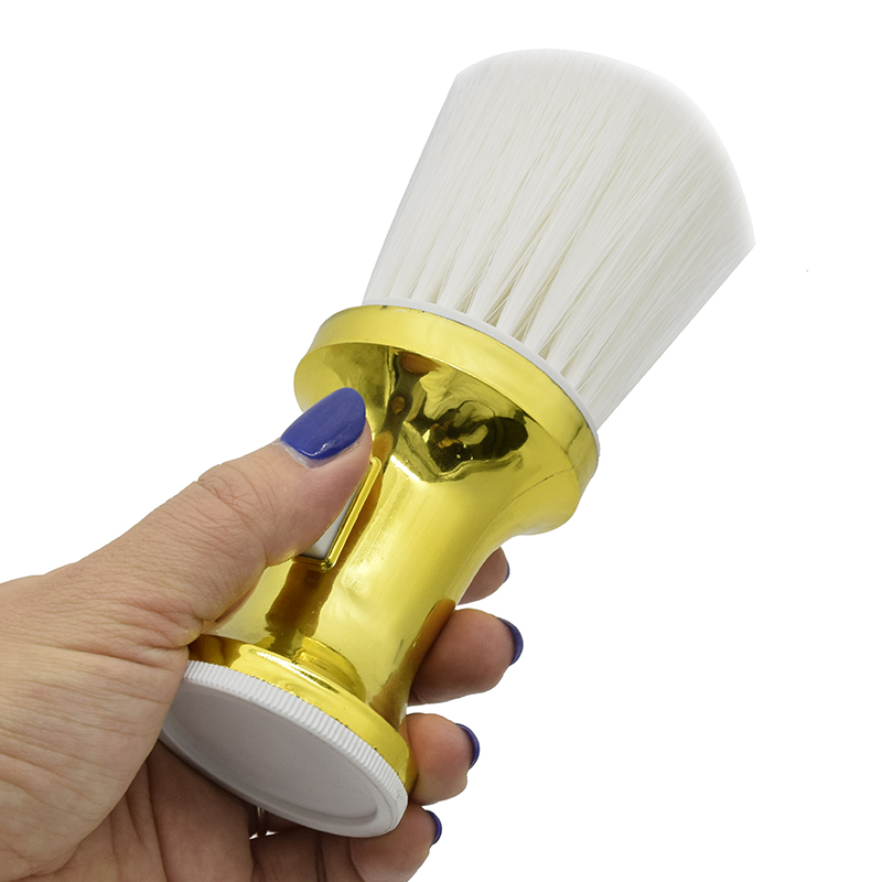 Shaving Knot Hairdressing Neck Duster Brush Salon Barber Synthetic Nylon for Mens