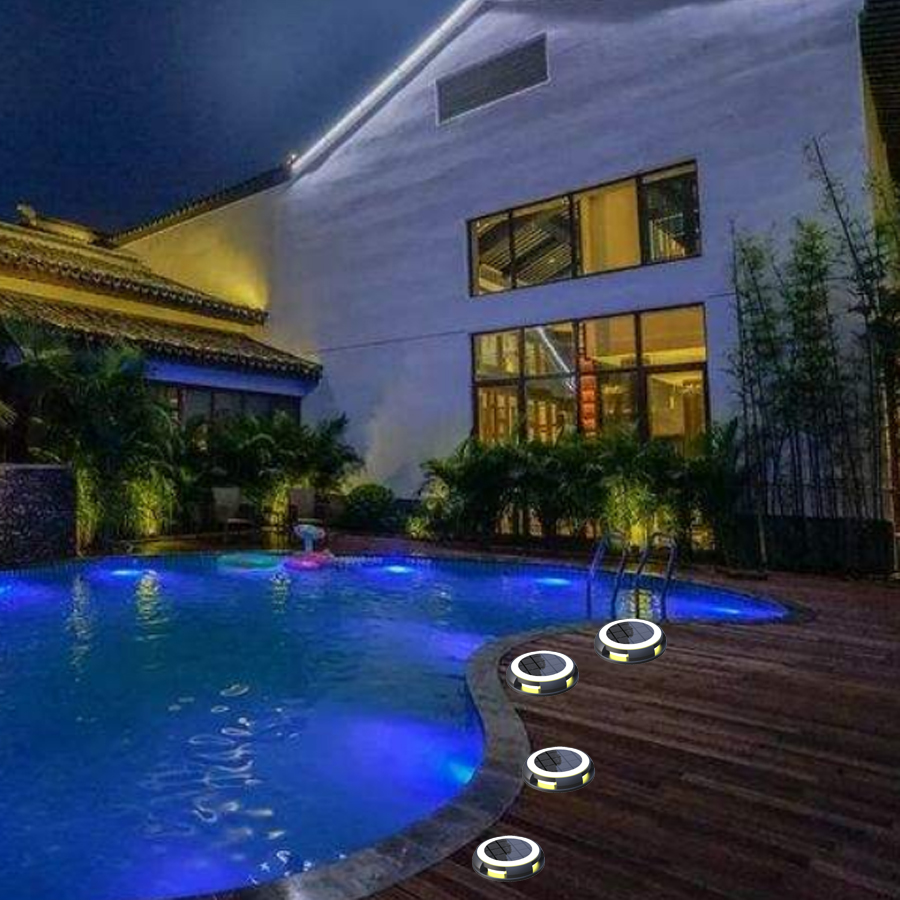 ACMESHINE Colorful Solar Garden Outdoor Decoration Classic Color Changing Solar Powered String Lights