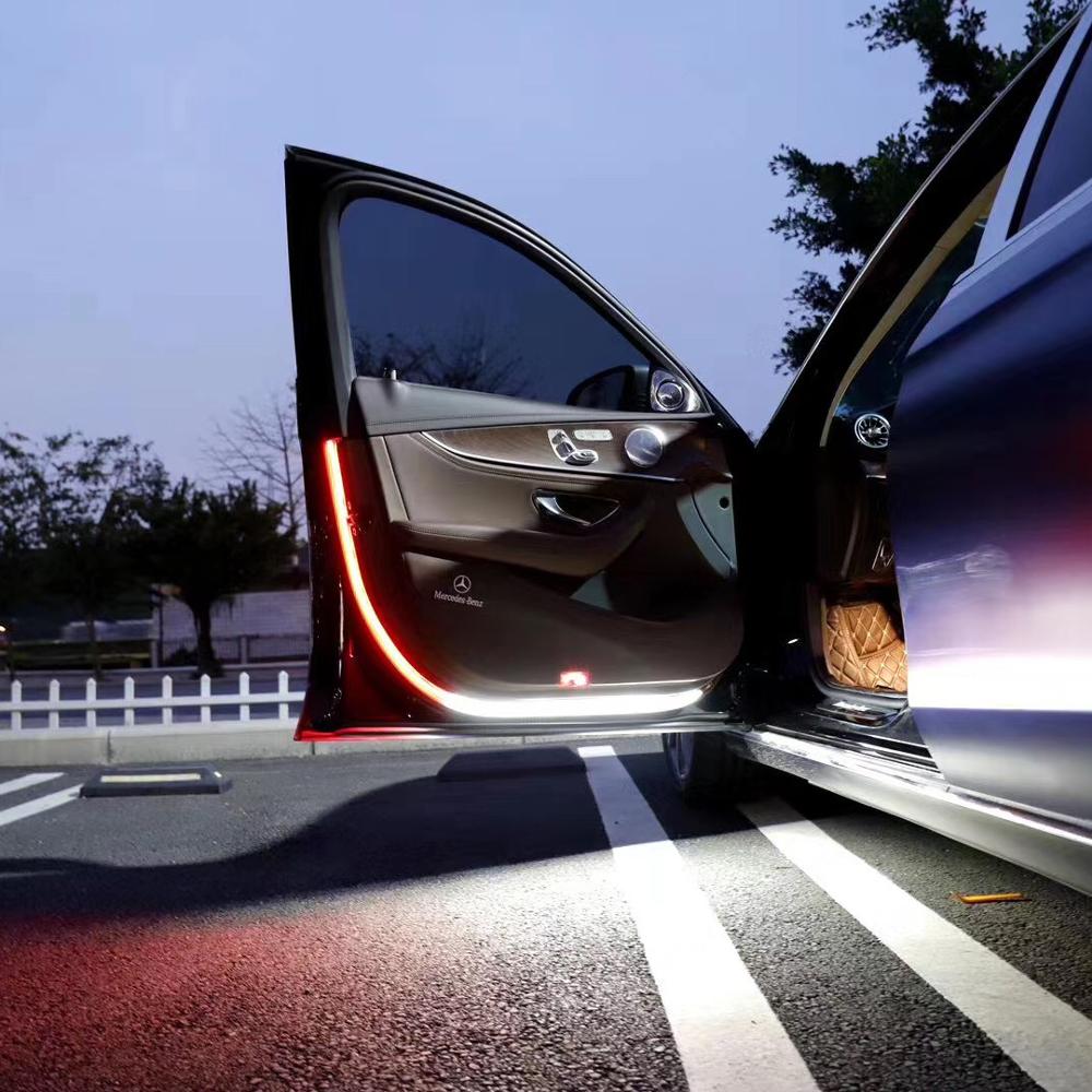 Совершенная светодиодная новая и популярная теневая светодиодная декоративная световая полоса защита для открывания автомобильной двери сигнальная лампа для автомобильной двери освещение для автомобиля