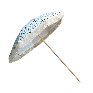 Fantastic luxury tassel Patio wooden garden outdoor Beach Umbrella