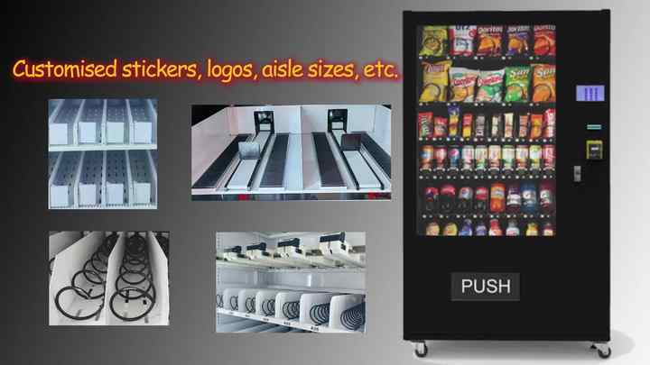 Self-Service Smart Vending Machines for Cold Drinks Coin Mechanism with ...