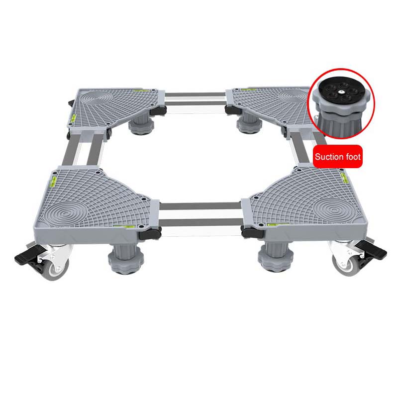 Сверхмощная Регулируемая подвижная подставка для стиральной машины и холодильника с колесами