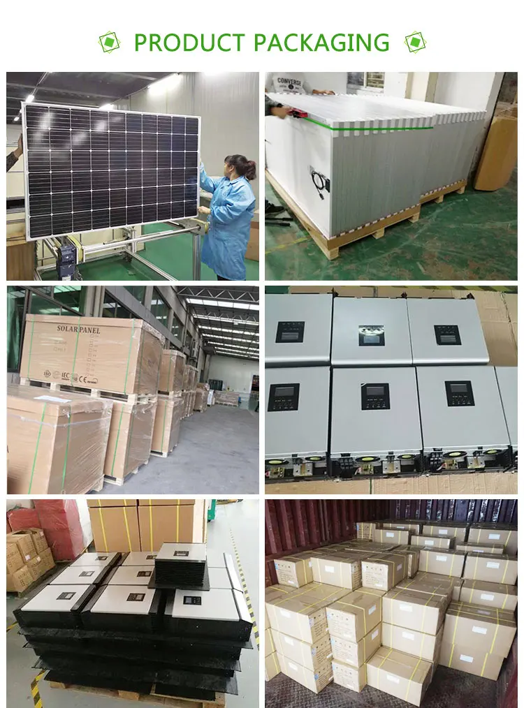 Renewable solar generator 5kw hybrid home solar panel kits solar energy system with battery charger