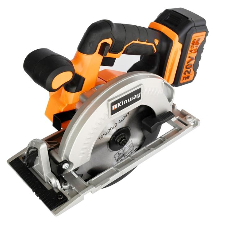 Литиевая Беспроводная циркулярная пила 20 в, ручная электрическая бесщеточная циркулярная пила с аккумулятором и зарядным устройством