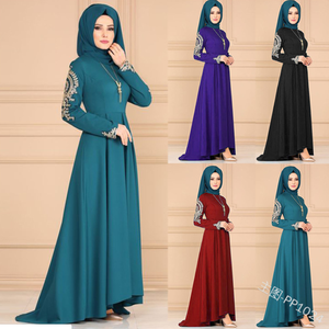 2019 Best new style women clothing abaya maxi long islamic clothing muslim dress women