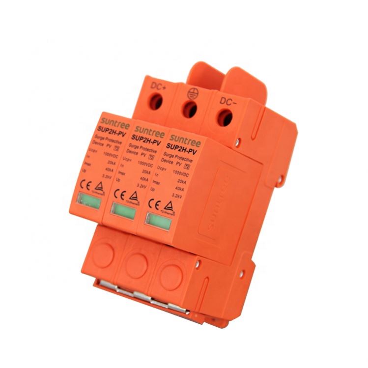 High quality dc 40ka lighting arrester solar pv surge protector