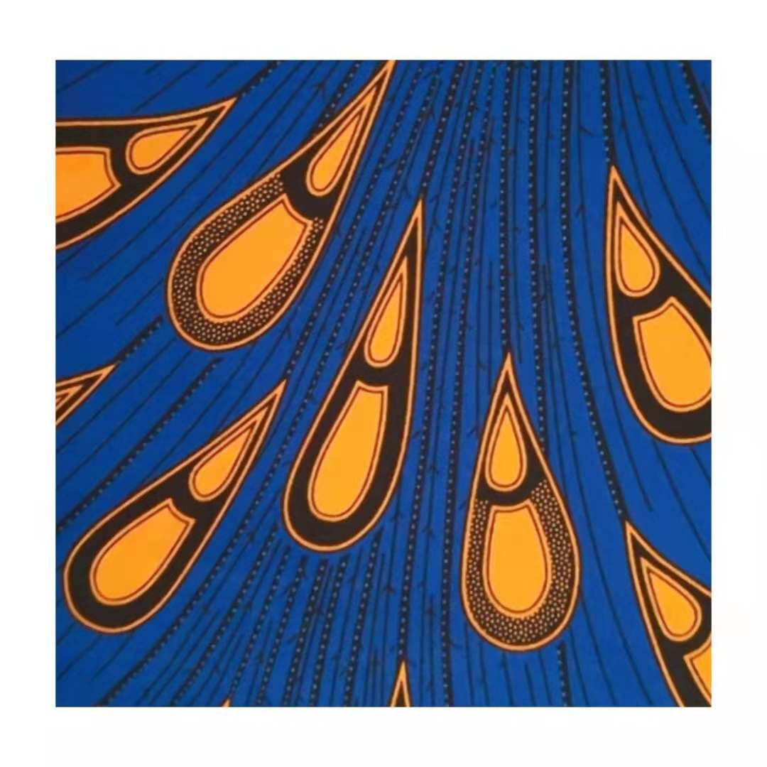 100% хлопок, Африканские Восковые принты, модный дизайн, настоящая ткань для женского платья