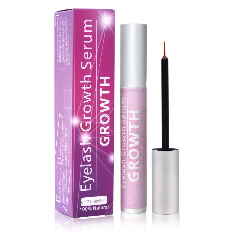 Частная этикетка натуральные волосы борода бровей ресниц усилитель роста эссенция Сыворотка для наращивания ресниц 5 мл